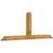 Ekena Millwork Portland Rough Sawn Timber Gable Bracket, Western Red Cedar, 108"W x 40"H x 6"D x 6"F, 9/12 Pitch GBW108X40X0606POR00RWR - alternate 3